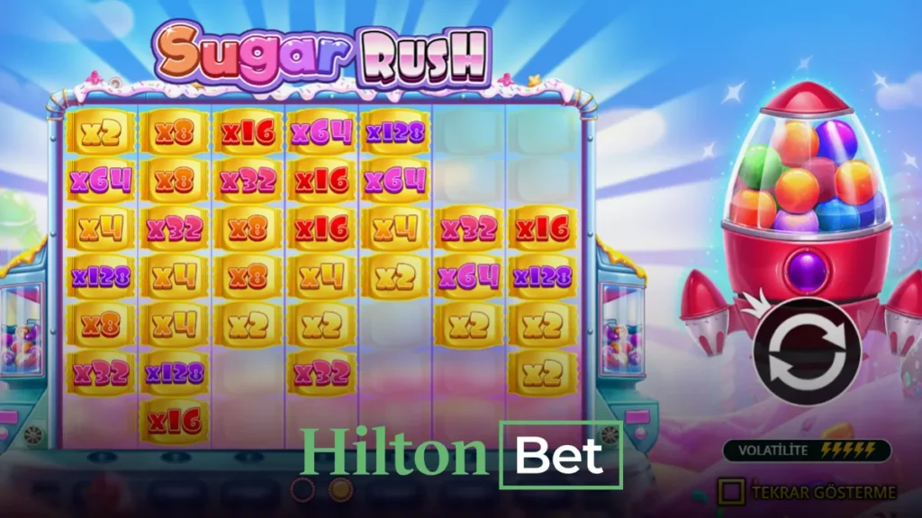 Hiltonbet Sugar Rush oyunu